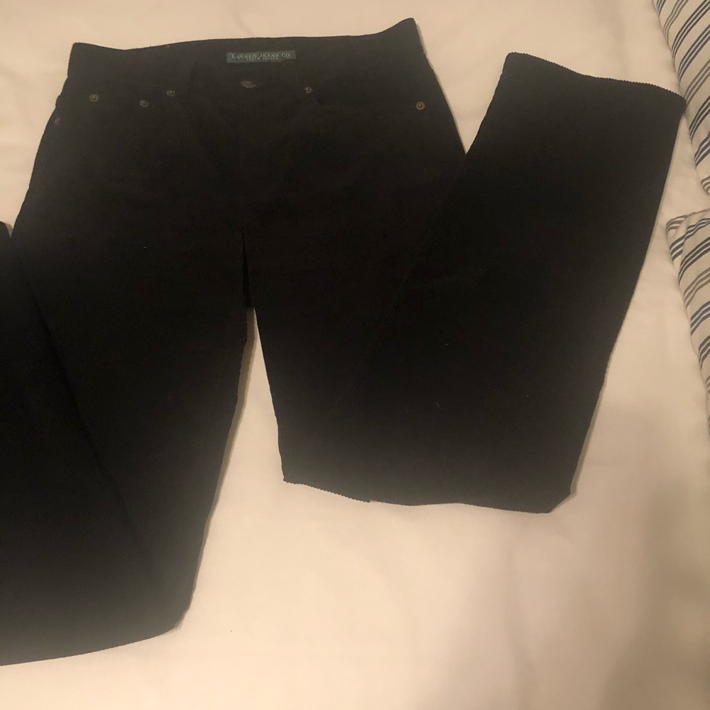 Lauren Jeans Co Black Corduroy